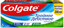 Изображение товара Зубная паста COLGATE Тройное действие Натуральная мята, 200мл