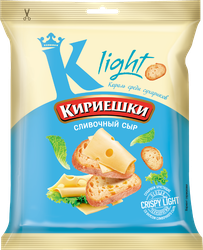 Изображение товара Сухарики пшеничные КИРИЕШКИ Сливочный сыр, 80г
