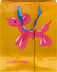 Изображение товара Пакет бумажный ФЕНИКС-ПРЕЗЕНТ 210г/м2, 26х33х13см, Арт. 93954FE