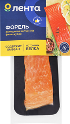 Изображение товара Форель холодного копчения ЛЕНТА филе-кусок, 130г
