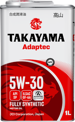 Изображение товара Масло моторное TAKAYAMA Adaptec 5W-30 GF-6A SP, Арт. 6056130, 1л
