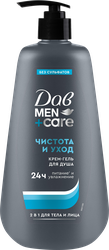 Изображение товара Крем-гель для душа мужской ДАВ Men+care Чистота и уход, 610мл
