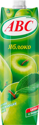 Изображение товара Нектар АВС Яблочный осветленный стерилизованный ABC, 1л