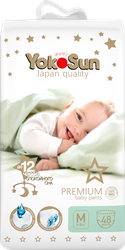 Изображение товара Подгузники-трусики YOKOSUN M 6–10кг, 48шт