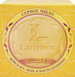 Изображение товара Туалетное мыло LAURECO Премиум с серой, 100г