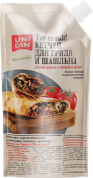 Изображение товара Кетчуп томатный UNI DAN Для гриля и шашлыка, 230г