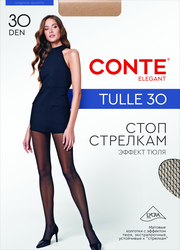 Изображение товара Колготки женские CONTE Tulle/Тюль 30 den natural 3, Арт. 17С-105СП