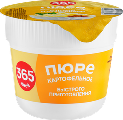 Изображение товара Пюре картофельное 365 ДНЕЙ с луком и сухариками, 38г