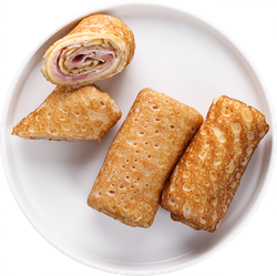 Блинчики ЛЕНТА FRESH с ветчиной и сыром, весовые