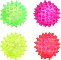 Изображение товара Игрушка для собак TRIOL Мяч прозрачный с шипами d=55мм