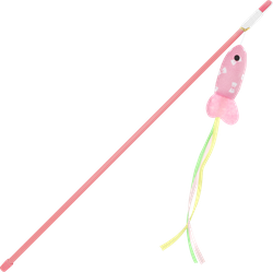 Изображение товара Игрушка для кошек TRIOL Рыбка с разноцветными лентами 95мм/465мм