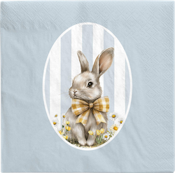 Изображение товара Салфетки бумажные CITY HOME TRADE Пасха 2 слоя, 33х33см, голубые, Арт. NPK, 12шт