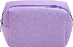 Изображение товара Косметичка-пенал SHINEWELL бархатная сиреневая, на замке