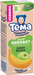 Изображение товара Биолакт детский ТЕМА Банан, яблоко 3%, без змж, 210г