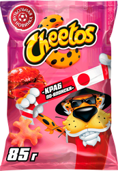 Изображение товара Снеки кукурузные CHEETOS со вкусом краб по-японски, 85г
