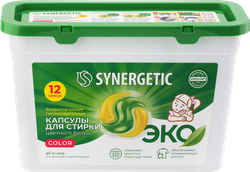 Изображение товара SYNERGETIC COLOR капсулы для стирки, 895524, 39.99 руб