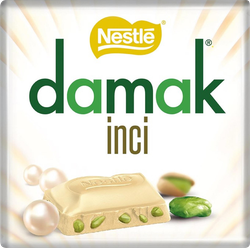 Изображение товара Шоколад белый NESTLE Damak с кусочками фисташек, 60г