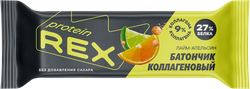 Изображение товара Батончик протеиновый PROTEINREX Лайм-апельсин, глазированный, 45г
