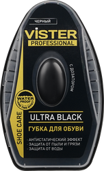 Изображение товара Губка для обуви из гладкой кожи VISTER Proff черная, с дозатором, 6мл