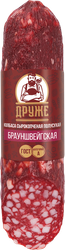 Изображение товара Колбаса сырокопченая ДРУЖЕ Брауншвейгская ГОСТ, 200г