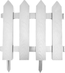 Изображение товара Ограждение садовое GIARDINO CLUB Штакетник деревенский 33х36см, Арт. 715, 4шт Изображение товара Ограждение садовое GIARDINO CLUB Штакетник деревенский 33х36см, Арт. 715, 4шт