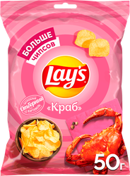 Изображение товара Чипсы картофельные LAY'S Со вкусом краба, 50г