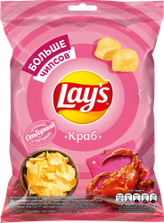 Изображение товара Чипсы картофельные LAY'S Со вкусом краба, 50г