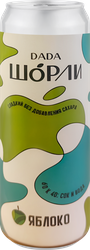 Изображение товара Напиток ДАЛЬНЯЯ ДАЧА Шорли Яблочный нефильтрованный слабогазированный, 0.33л