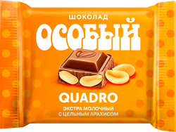 Изображение товара Шоколад ОСОБЫЙ Экстрамолочный с цельным арахисом, 80г
