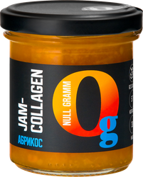 Изображение товара Джем НОЛЬ ГРАММ Абрикос, с коллагеном, без сахара, 150г