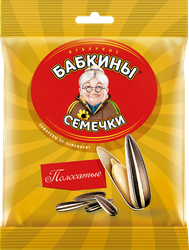 Изображение товара Семечки БАБКИНЫ СЕМЕЧКИ Полосатые жареные, 90г