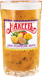 Изображение товара Джем МАХЕЕВЪ Тропические фрукты, в стакане, 400г