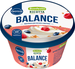 Изображение товара Сыр BONFESTO Рикотта 25% мягкая