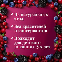 Морс ЧУДО-ЯГОДА Ягодный сбор Клюква, черника и ежевика, голубика, 0.97л