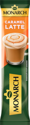 Изображение товара Напиток кофейный растворимый MONARCH Латте со вкусом карамели, 15г