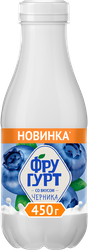 Изображение товара Напиток кисломолочный ФРУГУРТ черника 1% без змж