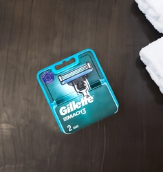 Кассеты GILLETTE Mach-3, 2шт