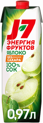 Сок J7 Яблоко осветленный, 0.97л
