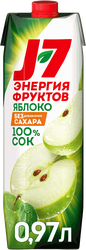 Сок J7 Яблоко осветленный, 0.97л