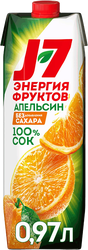 Сок J7 Апельсин с мякотью, 0.97л
