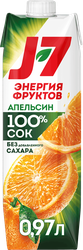 Сок J7 Апельсин с мякотью, 0.97л