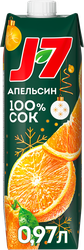 Изображение товара Сок J7 Апельсин с мякотью, 0.97л
