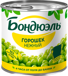 Изображение товара Горошек зеленый БОНДЮЭЛЬ нежный, 425мл