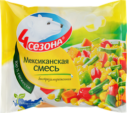 Смесь овощная 4 СЕЗОНА Мексиканская, 400г