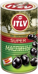 Маслины без косточки ITLV Super черные, 350г