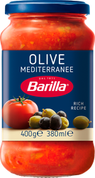 Соус томатный BARILLA Olive, с черными и зелеными оливками, 400г