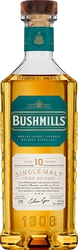 Виски BUSHMILLS Ирландский солодовый 10 лет, 40%, п/у, 0.7л