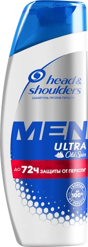 Шампунь для волос мужской HEAD&SHOULDERS Men Ultra Old Spice против перхоти, 400мл по цене 678,49 ₽ - купить с доставкой в Кемерово | Лента Онлайн