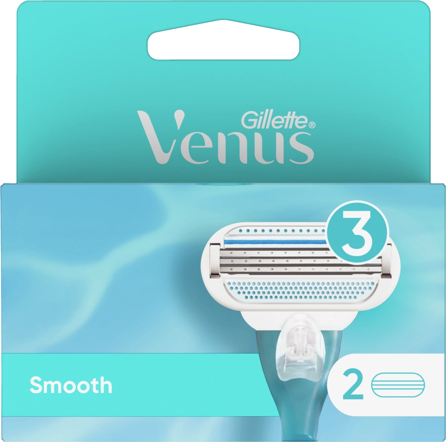 Кассеты сменные для бритья GILLETTE Venus Smooth, 2шт