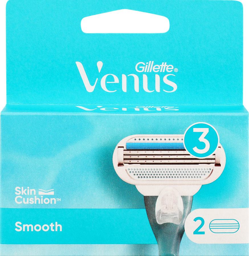Кассеты сменные для бритья GILLETTE Venus Smooth, 2шт